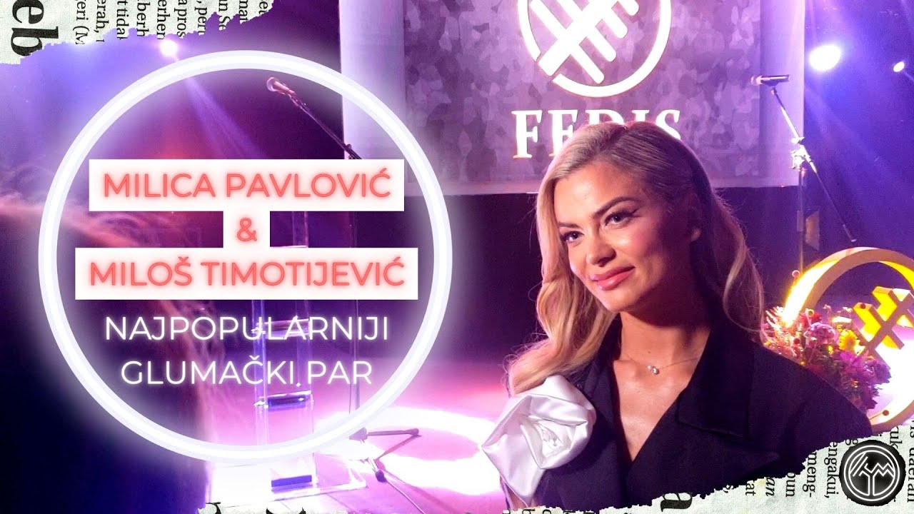 Milica Pavlović i Miloš Timotijević - Zlatna antena za najpopularniji glumački par (serija PEVAČICA)
