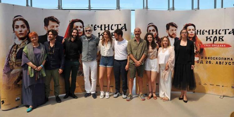 Ekipa filma NEČISTA KRV na konferenciji