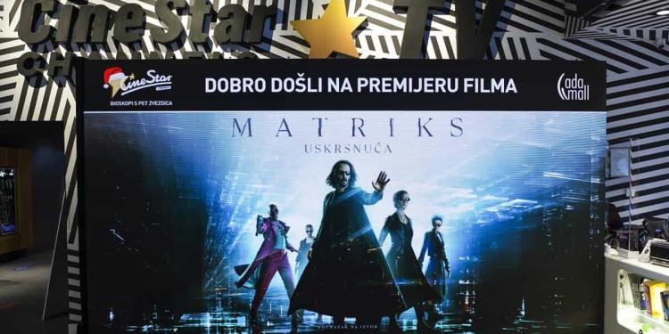 CineStar, premijera Matriks Uskrsnuca