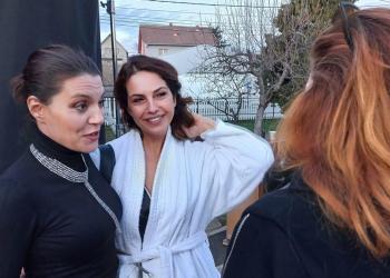 Maja Miloš i Nataša Ninkovic, film Pukotina u ledu, foto Ðorde Bajic