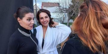 Maja Miloš i Nataša Ninkovic, film Pukotina u ledu, foto Ðorde Bajic