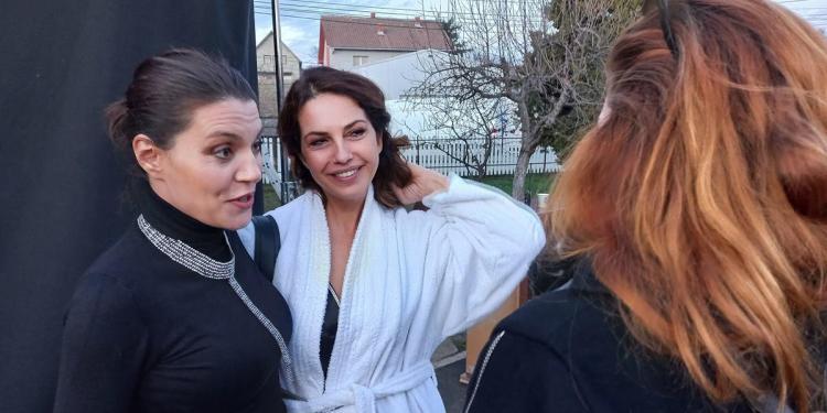 Maja Miloš i Nataša Ninkovic, film Pukotina u ledu, foto Ðorde Bajic